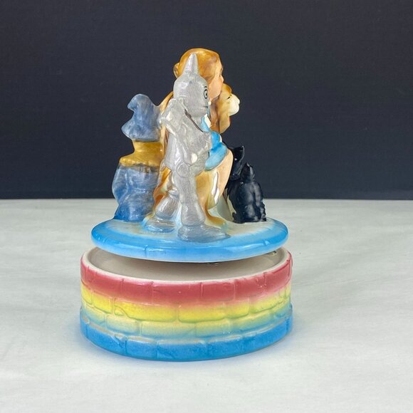 Vintage Wizard of Oz Ceramic Music Box Fuji Japan - Picture 4 of 8